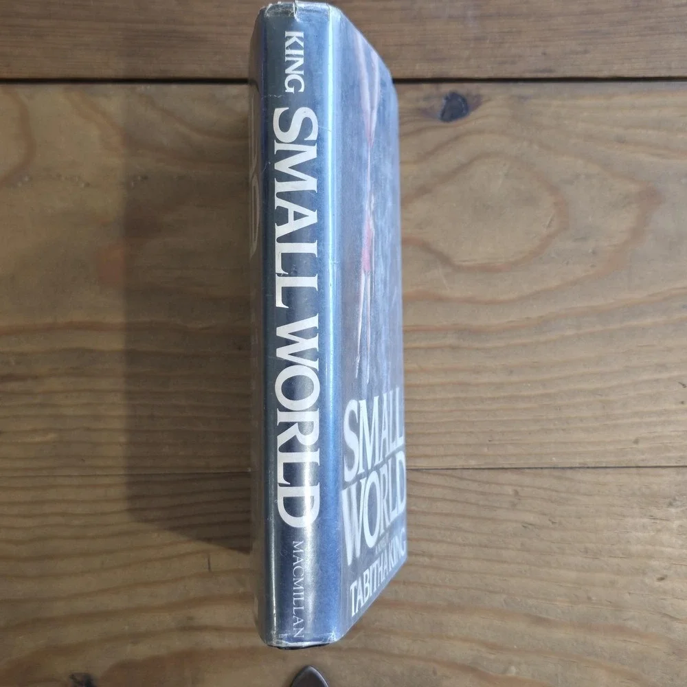 Vintage Small World Tabitha King 1981 Macmillan HC DJ Horror Thriller Ex-Library